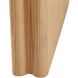 Fairfield Greige Leather and Taupe Suede with Blonde Wood Bench
