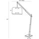 Sarsa 93 inch 150.00 watt Ebony Floor Lamp Portable Light