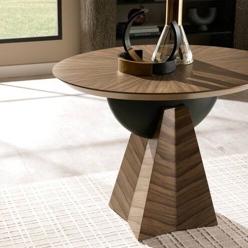 Dorette 42 X 33 inch Chateau Gray and Matte Black Entry Table