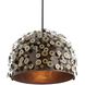 Rizzo 1 Light 26 inch Burnt Iron and Bronze Pendant Ceiling Light