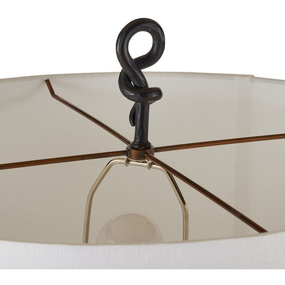 Dutton 150.00 watt Blackened Floor Lamp Portable Light