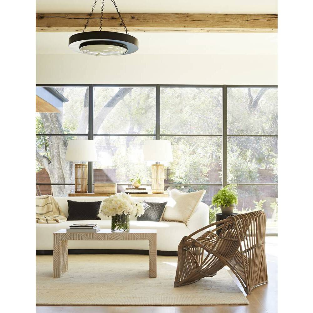 Eleanor 29.5 inch Gray Wash Lounge Chair