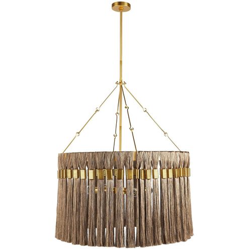 Dutchess 4 Light 32 inch Gold and Gray Chandelier Ceiling Light