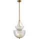 Colleen 4 Light 15 inch Antique Mercury Chandelier Ceiling Light