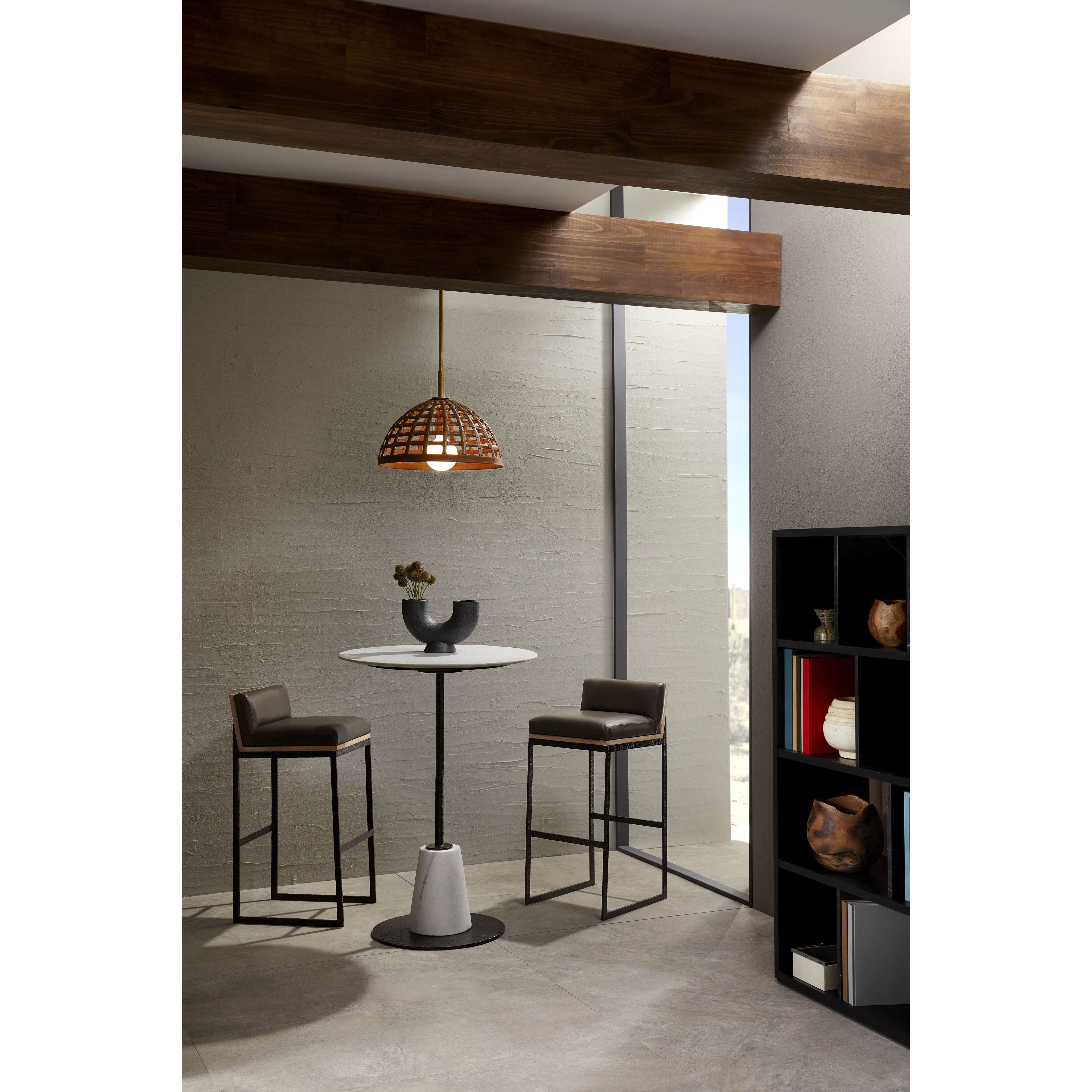 Marmont 35.5 inch Graphite Bar Stool