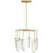 Valeria 8 Light 30 inch Clear Seedy Chandelier Ceiling Light