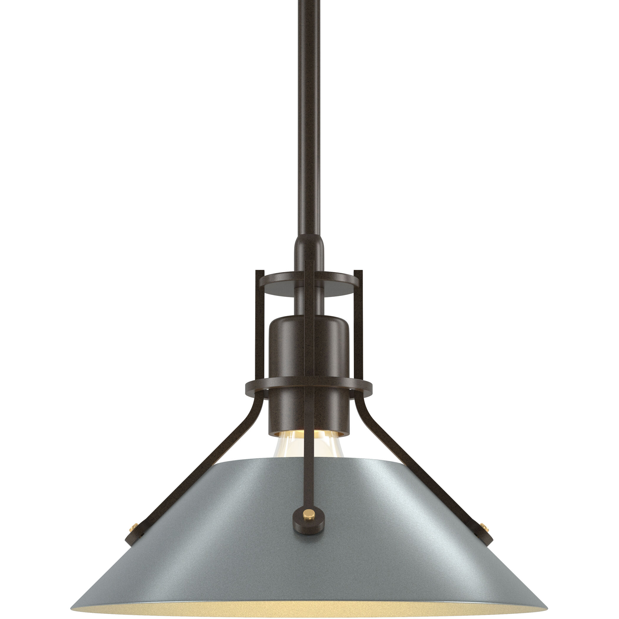 Henry 1 Light 9.2 inch White and Vintage Platinum Mini Pendant Ceiling Light - Open Box