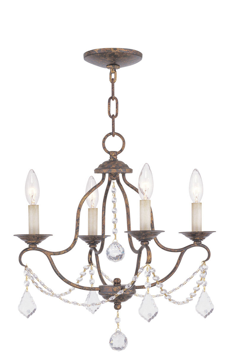 Chesterfield 4 Light 18.00 inch Mini Chandelier