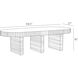 Hilbeck 59.5 X 16 inch Limed Wash Coffee Table