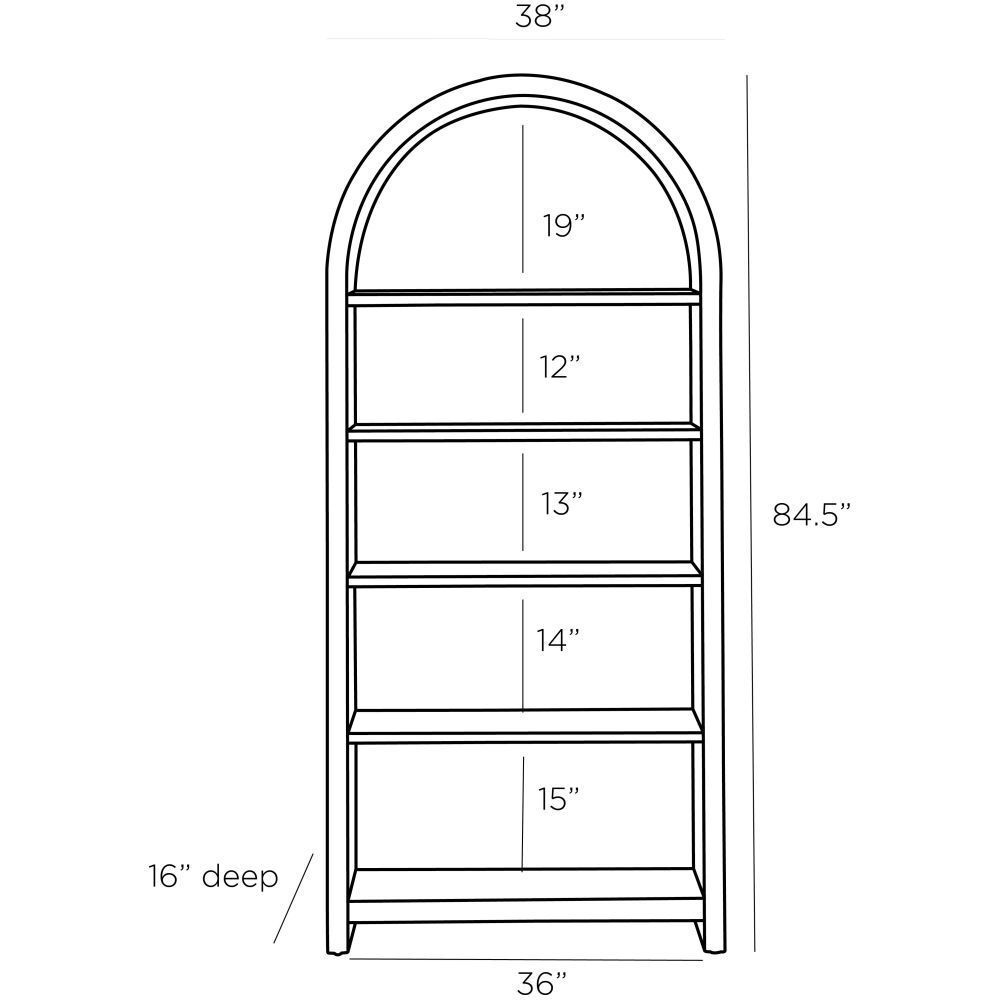 Osmond Ebony Bookshelf