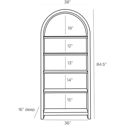 Osmond Ebony Bookshelf