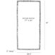 Hawkins 81 X 38.5 inch Antique Brass Floor Mirror