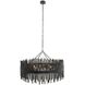 Adele 6 Light 40 inch Black Stained Chandelier Ceiling Light