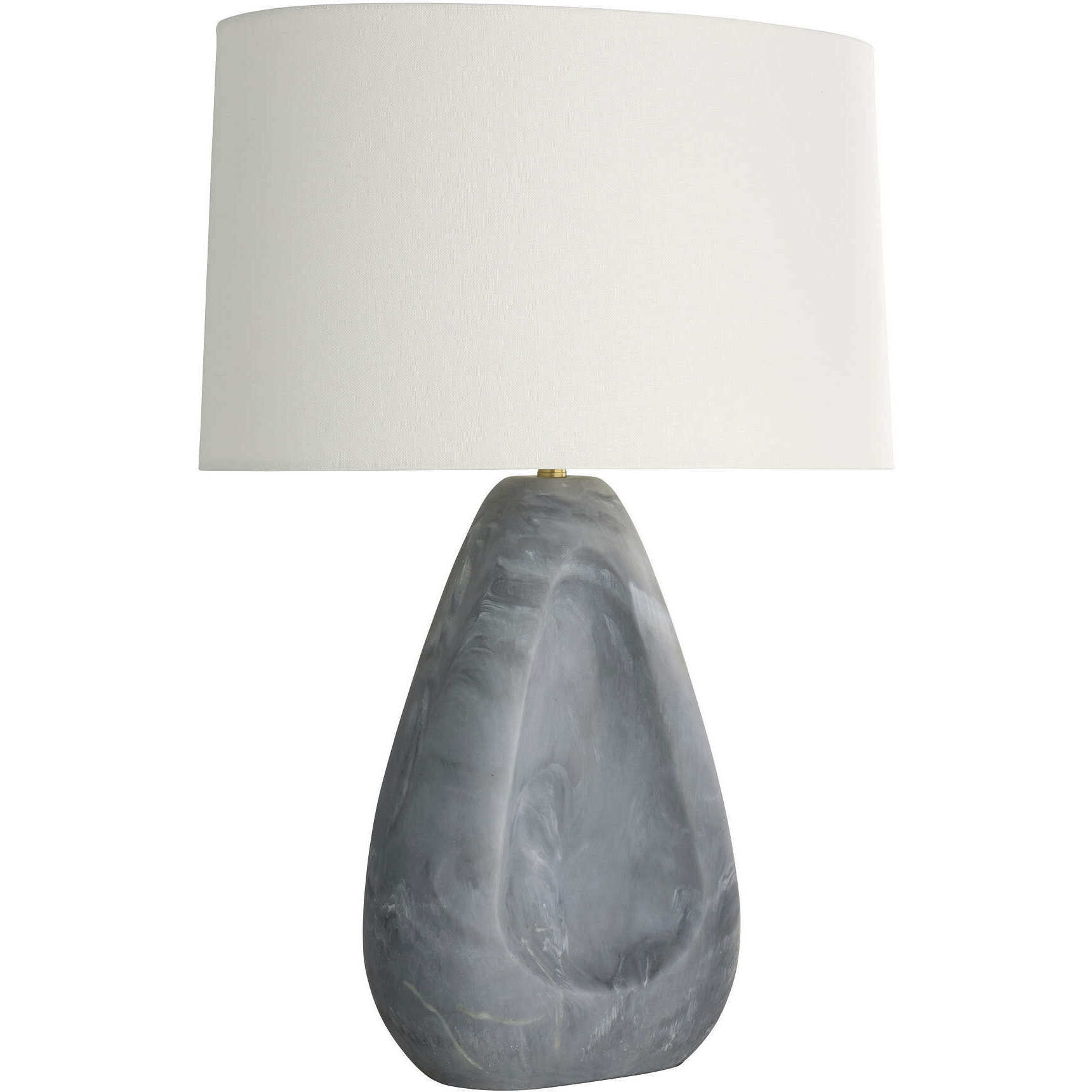 Nathan 28 inch 150.00 watt Glacier Swirl and Antique Brass Table Lamp Portable Light