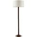 Elvis 150.00 watt Dark Walnut Floor Lamp Portable Light