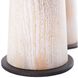Rotunno Cerused Blonde Candleholders, Set of 2