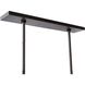 Erica 8 Light 58 inch English Bronze Linear Chandelier Ceiling Light