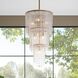 Raine 7 Light 21 inch Clear Seedy Chandelier Ceiling Light