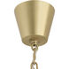 Berkley LED 6 inch Antique Brass Pendant Ceiling Light