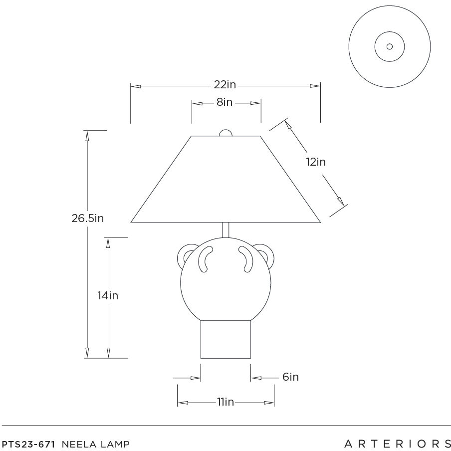 Neela 26.5 inch 150.00 watt Tuscan Wash and Dark Antique Brass Table Lamp Portable Light