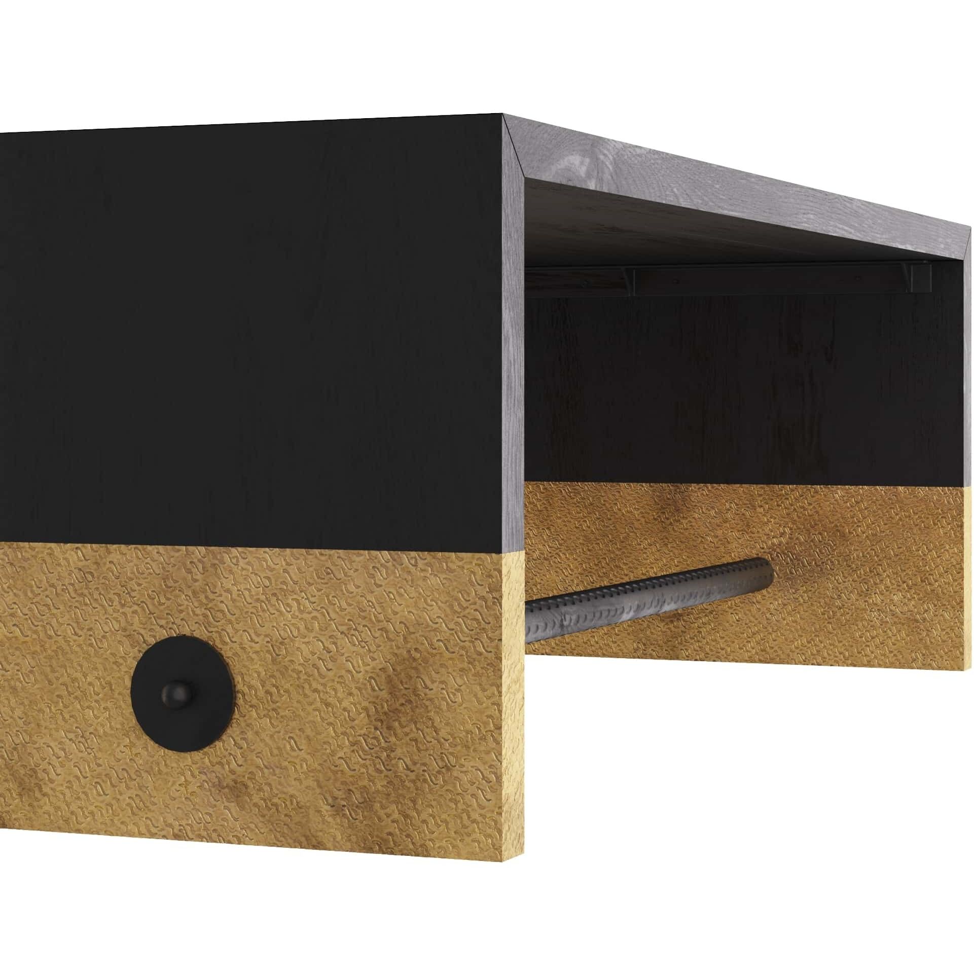 Lyle 54 X 18.5 inch Ebony Cocktail Table