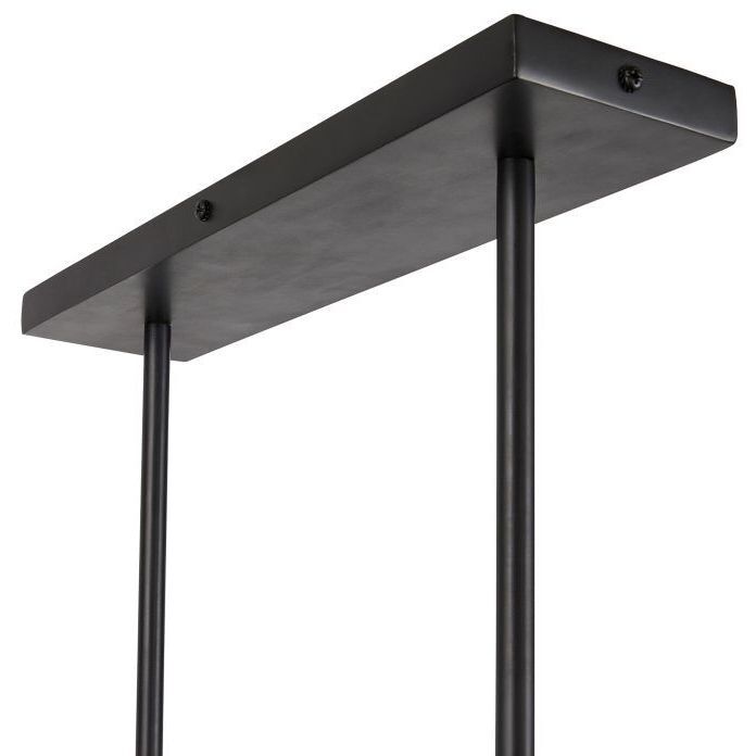 Yessika 62 X 27 inch Dark Gray Stained Linear Chandelier Ceiling Light