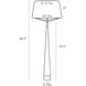 Elden 68.5 inch Ivory Floor Lamp Portable Light