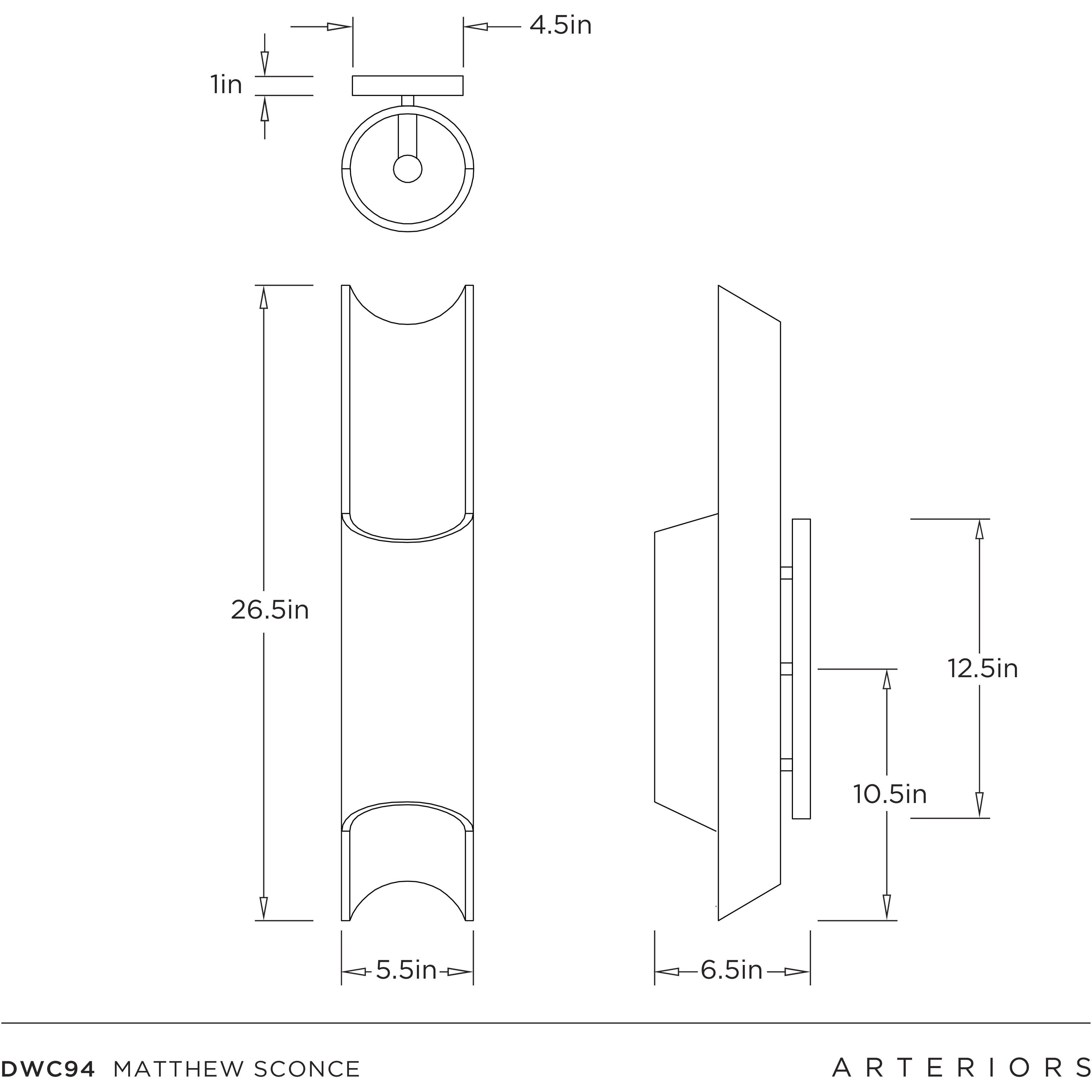 Matthew Sconce Wall Light