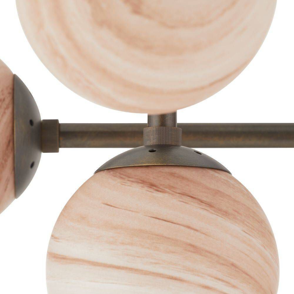 Hadden 9 Light 36 inch Bronze Chandelier Ceiling Light