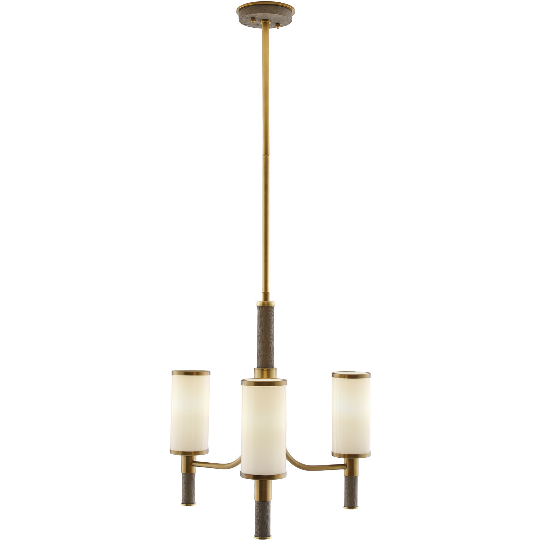 Paulino 3 Light 18 inch Opal Chandelier Ceiling Light