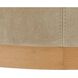 Hershel Taupe Suede and Blonde Beech Wood with Blackened Bronze Dining Chair