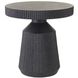 Boyden 22 inch Black Outdoor End Table