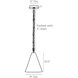 Oakland 1 Light 9 inch Matte Bone and Antique Brass Pendant Ceiling Light