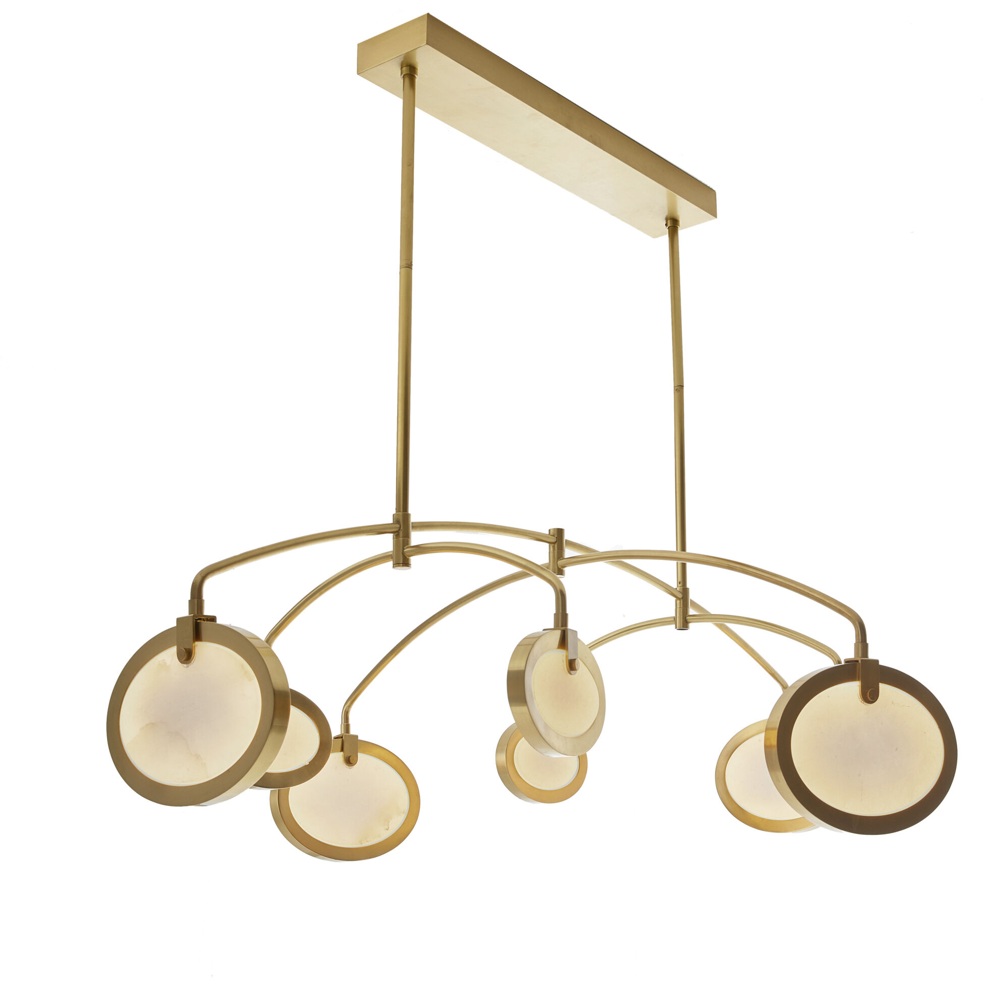 Rosabel 8 Light 56 inch Antique Brass Chandelier Ceiling Light