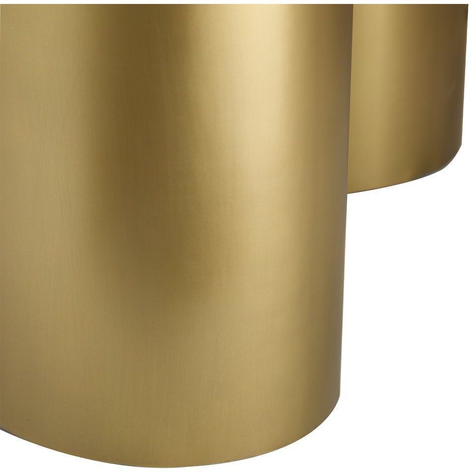 Meadow 36 X 14 inch Antique Brass Coffee Table