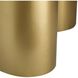 Meadow 36 X 14 inch Antique Brass Coffee Table