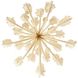 Kaia 3 Light 22 inch Ivory and White Chandelier Ceiling Light, Small