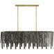 Leighton 7 Light 51.5 inch Smoke Luster Chandelier Ceiling Light