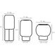 Tutwell 8.5 inch Vases, Set of 3