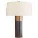 Fulton 29 inch 150.00 watt Bronze and Antique Brass Table Lamp Portable Light
