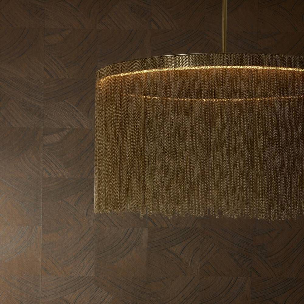 Bennet LED 38 inch Antique Brass Chandelier Ceiling Light