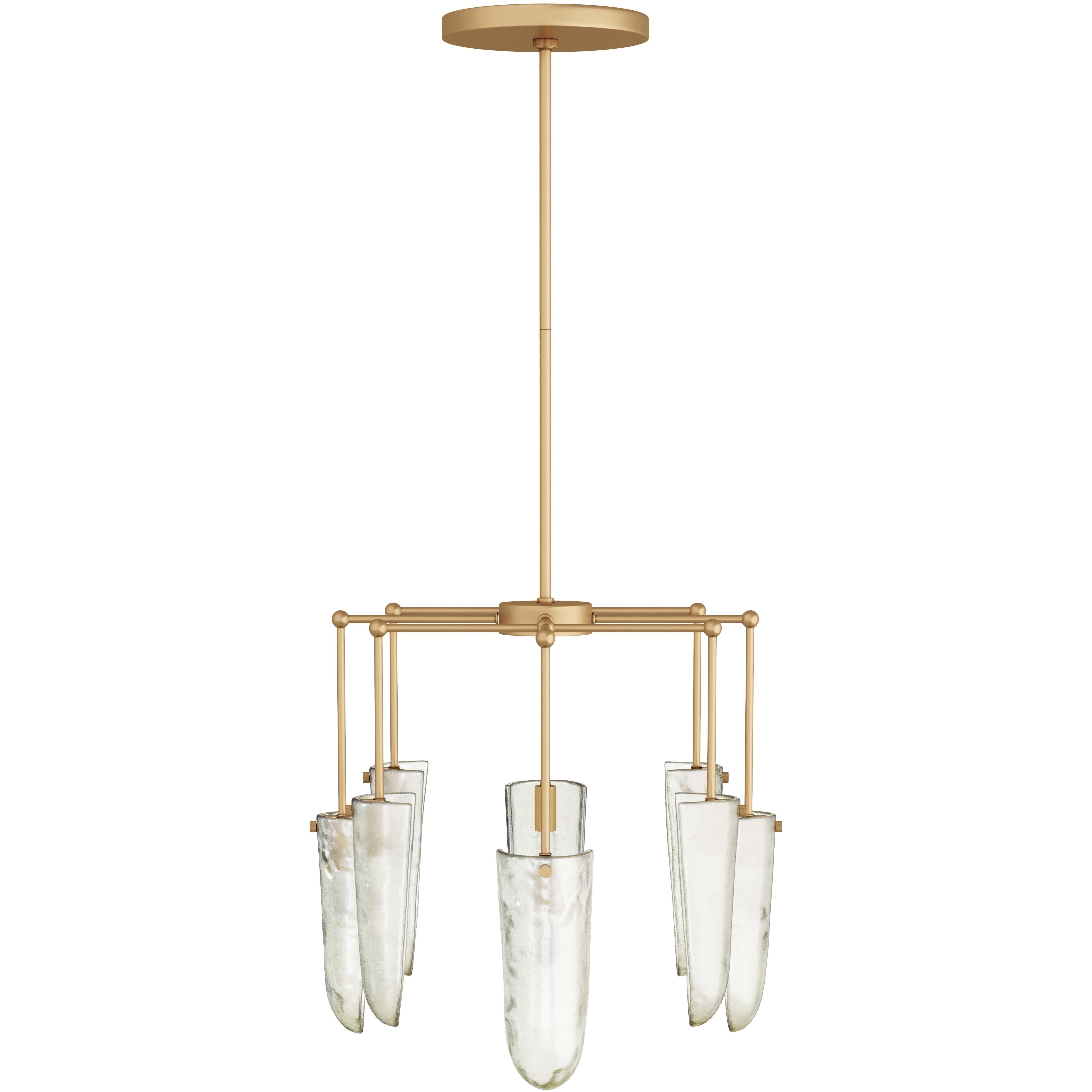 Valeria 8 Light 30 inch Clear Seedy Chandelier Ceiling Light