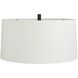 Prague 29.5 inch Blackened Table Lamp Portable Light