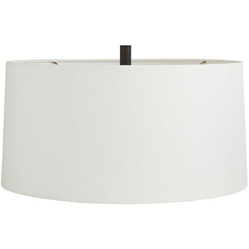 Prague 29.5 inch Blackened Table Lamp Portable Light