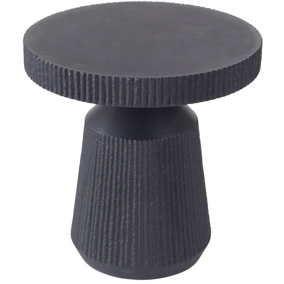 Boyden 22 inch Black Outdoor End Table