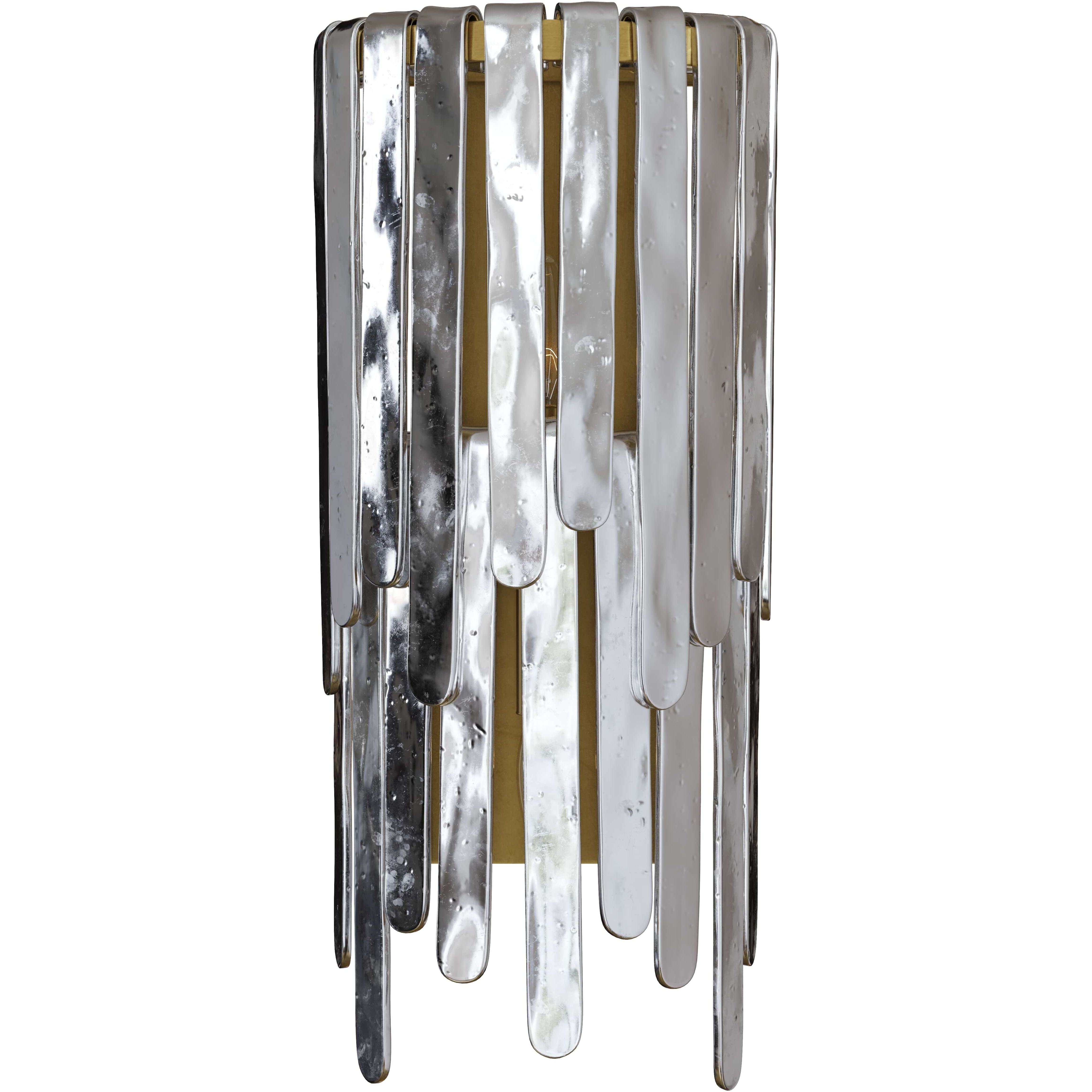 Raine 2 Light 9 inch Blue Smoke Luster ADA Sconce Wall Light