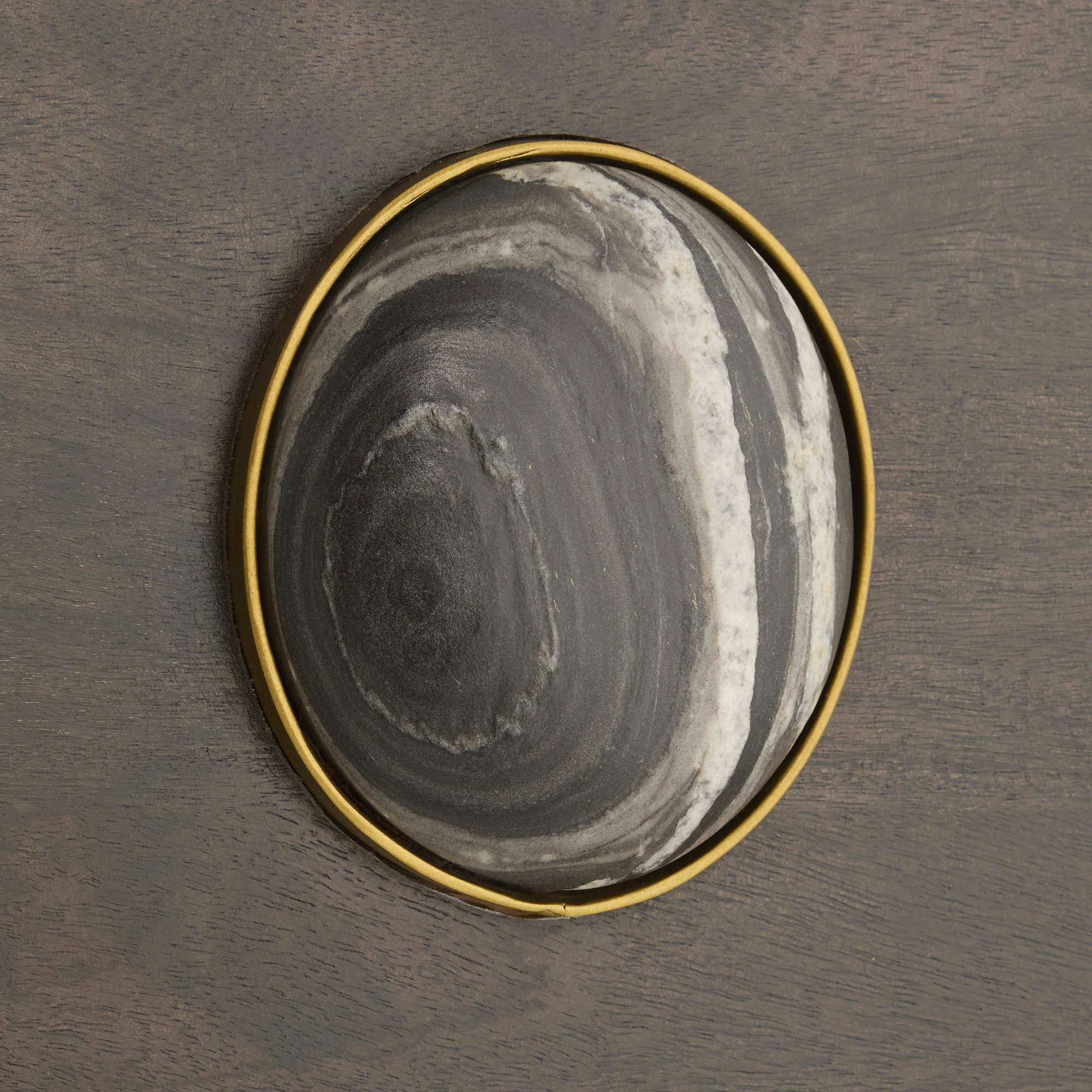 Cairo 62 X 17 inch Umber and Bengal with Antique Brass Console Table