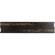Kingston 78 X 16 inch Umber and Natural Faux Horn Console Table