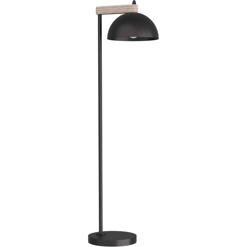 Thea 56 inch 60.00 watt Blackened Iron Floor Lamp Portable Light