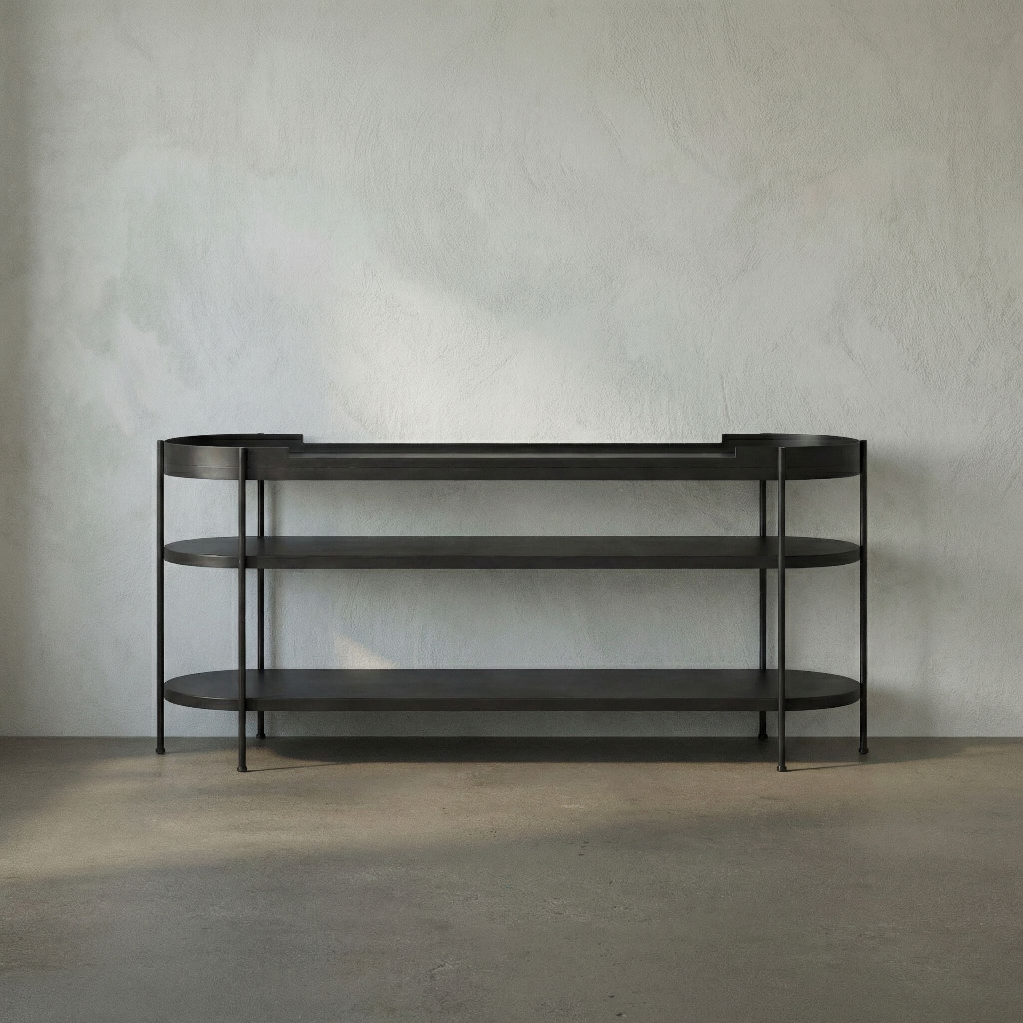 Cassio 79 X 20 inch Matte Black Console